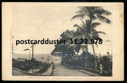 GABON Libreville Postcard 1910s Republic Boulevard By Handmann (h3553) - Gabon