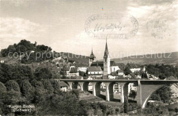 13297316 Baden AG Panorama Mit Kirche Und Viadukt Baden AG - Other & Unclassified