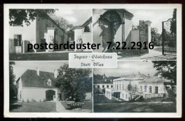 AUSTRIA Wien/ Vienna 1956 Multiview Jugend Gastehaus. Real Photo Postcard (h2966) - Other & Unclassified