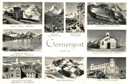 13278116 Gornergrat Zermatt Castor Pollux Breithorn Matterhorn Kulm-Hotel Kellen - Otros & Sin Clasificación