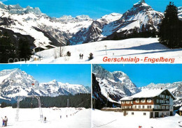 13252306 Engelberg OW Gerschnialp Skilift Panorama Engelberg OW - Altri & Non Classificati