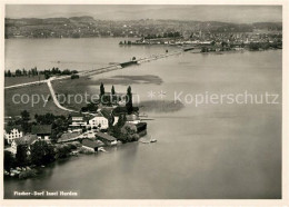 13238136 Hurden Fischerdorf Hotel Roessli Zuerichsee Fliegeraufnahme Hurden - Sonstige & Ohne Zuordnung