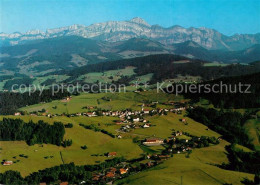 13235866 Schwellbrunn Mit Saentiskette Appenzeller Alpen Fliegeraufnahme Schwell - Autres & Non Classés