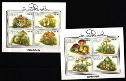 Ghana Block 164 Und Block 165 Postfrisch Pilze #JF846 - Ghana (1957-...)