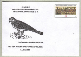 Germany 2007, Postal Stationary, Pre-Stamped Cover, Eagle, ++++ Print For Private Order ++++, MNH** - Aigles & Rapaces Diurnes