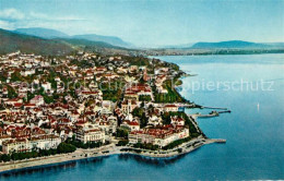 13191366 Neuchatel NE Fliegeraufnahme Uferpromenade Neuchatel NE - Altri & Non Classificati