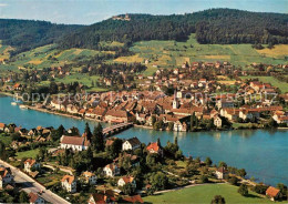 13163456 Stein Rhein Fliegeraufnahme Mit Schloss Hohenklingen Stein Am Rhein - Andere & Zonder Classificatie