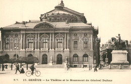 13150406 Geneve GE Theater Denkmal General Dufour Geneve - Altri & Non Classificati