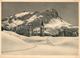 13114806 Maloja GR Bergkirche Winterpanorama Alpen Schweizer Alpenkalender Maloj - Andere & Zonder Classificatie