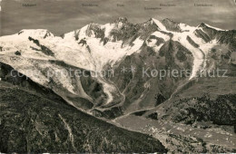 13114646 Saas-Fee Mischabelkette Feegletscher Hohbalengletscher Alpenpanorama Sa - Sonstige & Ohne Zuordnung