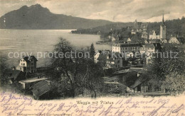 13114556 Weggis Vierwaldstaettersee Panorama Mit Blick Zum Pilatus Weggis - Otros & Sin Clasificación