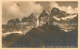 13114516 Champery Les Dents Du Midi Gebirgspanorama Alpen Champery - Autres & Non Classés