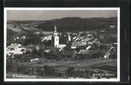 AK Horni Bobrová, Gesamtansicht Mit Kirche  - Czech Republic