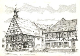 13107986 Stein Rhein Beim Rathaus Zeichnung Stein Rhein - Andere & Zonder Classificatie