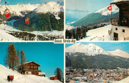 13072396 Davos GR Gasthaus Strela Alp Mit Tinzenhorn Dondelbahn Jakobshorn Schia - Autres & Non Classés