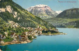 13037626 Gersau Vierwaldstaettersee Panorama Mit Hotel Seehof Gersau - Andere & Zonder Classificatie