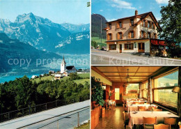 13035436 Amden SG Panorama Hotel Restaurant Sonne Gaststube Betlis - Andere & Zonder Classificatie