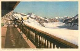 13014196 Jungfraujoch Berghaus Gallerie Und Aletschgletscher Berner Alpen Jungfr - Andere & Zonder Classificatie