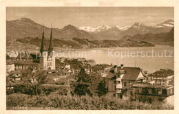 13012806 Luzern LU Panorama Vierwaldstaettersee Und Die Alpen Luzern - Other & Unclassified