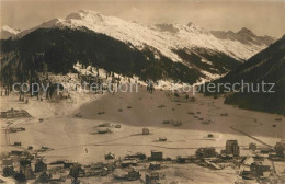 13010776 Davos Dorf GR Winterpanorama Alpen Fliegeraufnahme Davos Platz - Other & Unclassified