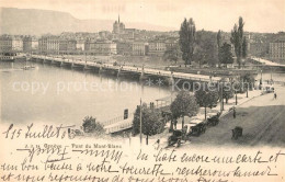 13008526 Geneve GE Pont Du Mont Blanc Geneve - Andere & Zonder Classificatie