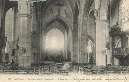 CPA Laval-L'église Saint Vénérand-L'intérieur-32-Timbre     L2902 - Laval