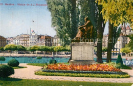 12994606 Geneve GE Statue De J J Rousseau Monument Geneve - Andere & Zonder Classificatie