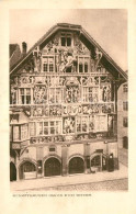 12981986 Schaffhausen SH Haus Zum Ritter Historisches Gebaeude Kupferdruck Schaf - Sonstige & Ohne Zuordnung