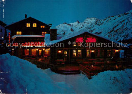 12971286 Saas-Fee Hotel Burgener Restaurant Skihuette  Saas-Fee - Autres & Non Classés