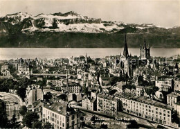 12967456 Lausanne VD Pont Bessieres Cathedrale Lac Leman Et Les Alpes Lausanne - Andere & Zonder Classificatie