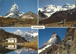 12921236 Schwarzsee Zermatt VS Hotel Schwarzsee Mte. Rosa Matterhorn Kapelle Zer - Sonstige & Ohne Zuordnung