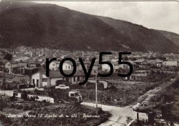 Abruzzo-l'aquila-luco Nei Marsi Panorama Interno Paese Veduta Case Strade Auto Epoca Camion Epoca Anni 60 - Other & Unclassified