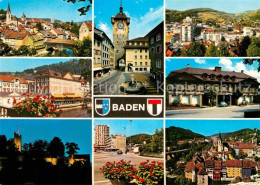 12899396 Baden AG Kirche Brunnen Teilansicht Hotel Burg  Baden - Sonstige & Ohne Zuordnung