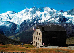 12883666 Weissmieshuette Mit Alphubel Taeschhorn Dom Nadelhorn Duerrenhorn Weiss - Sonstige & Ohne Zuordnung