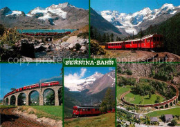 12879606 Berninabahn St. Moritz Tirano Lago Bianco Brusio Alp Gruem Piz Palue  B - Otros & Sin Clasificación