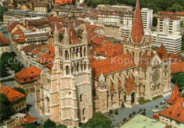 12869716 Lausanne VD Cathedrale Vue Aerienne Lausanne - Andere & Zonder Classificatie