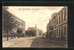 AK Uhl. Janovice, Komenského Ulice  - Czech Republic