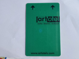 GERMANY-ARTOTELS-hotal Key Card-(1101)-used Card - Chiavi Elettroniche Di Alberghi