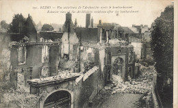 CPA Reims-Vue Extérieure De L'Archevêché Après Le Bombardement-191     L2902 - Reims