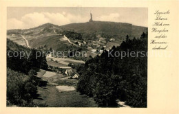 73142684 Hermannsdenkmal Blick Vom Hangstein Hermannsdenkmal - Detmold