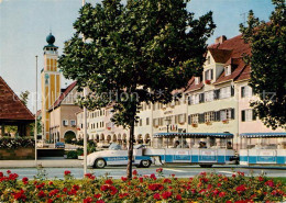 73142321 Freudenstadt Marktplatz Mit Rathaus Und Kurbaehnle Freudenstadt - Freudenstadt