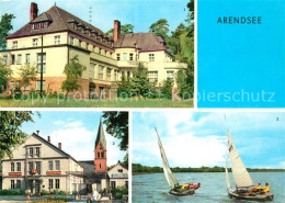 73142296 Arendsee Ostseebad FDGB Ferienheim Waldheim Rathaus Segelpartie Am Aren - Kuehlungsborn