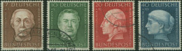 Bundrepublik 200-203 BRD Wohlfahrt Helfer Der Menschheit 1954 Sauber Gestempelt - Gebruikt