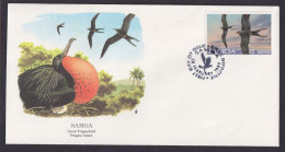 Samoa Ozeanien Polynesien Fauna Fregattvogel Schöner Künstler Brief - Verzamelingen (in Albums)