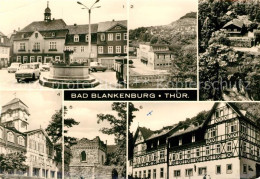 73142147 Bad Blankenburg Marktplatz Stadthalle Schweizerhaus Schwarzatal Ferienh - Bad Blankenburg