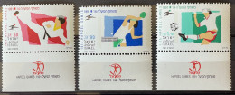 ISRAEL - MNH** - 1991 -  # 1189/1191 - Unused Stamps (with Tabs)