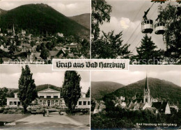 73141938 Bad Harzburg Panorama Mit Burgberg Bergseilbahn Kurhaus Bad Harzburg - Bad Harzburg