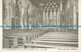 R049491 St. Etheldredas Ely Place London. Nave And East Window - Otros & Sin Clasificación