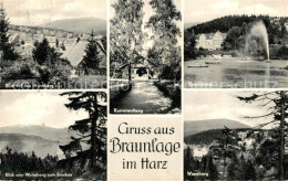 73141870 Braunlage Blick Auf Den Wurmberg Kurverwaltung Gondelteich Brockenblick - Autres & Non Classés