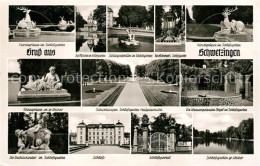 73141778 Schwetzingen Schloss Moschee Hirschgruppe Schwetzingen - Schwetzingen